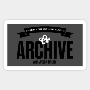 The Archive with Jason Drury Logo Sticker